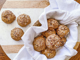 Almond Hazelnut Salted Chocolate Cookies