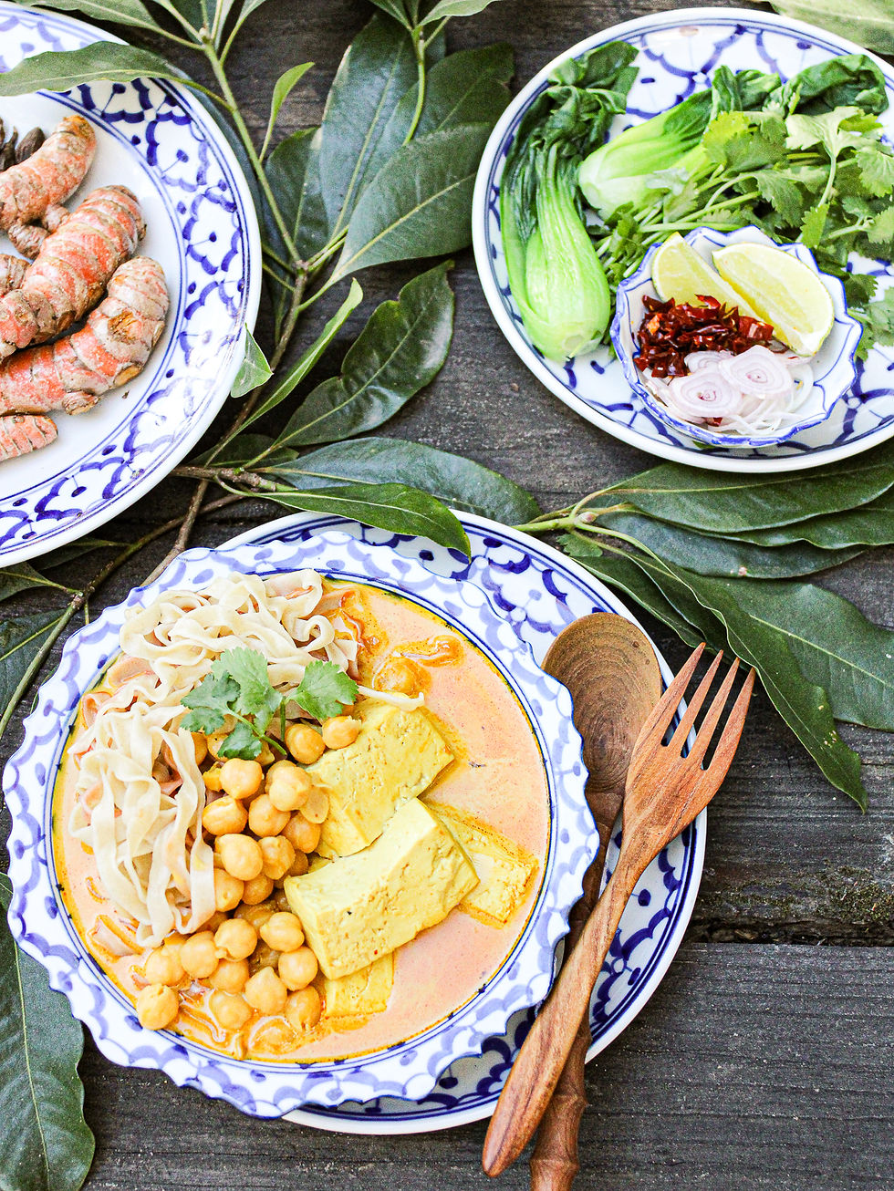 vegan Khao soi
