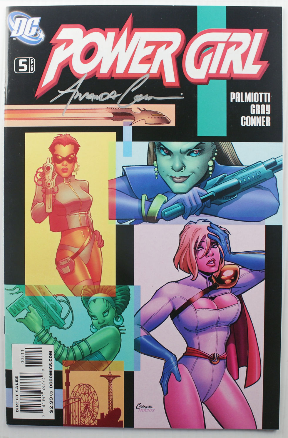 Thumbnail: Power Girl Vol. 2 (DC, 2009) #1–9 – Entire Run Signed by Amanda Conner