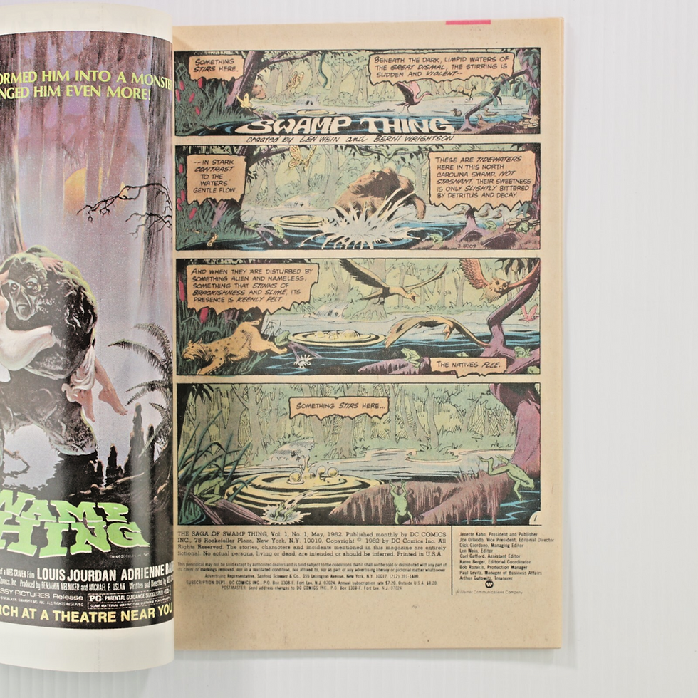 Thumbnail: The Saga of the Swamp Thing # 1 2 1982 DC Comics