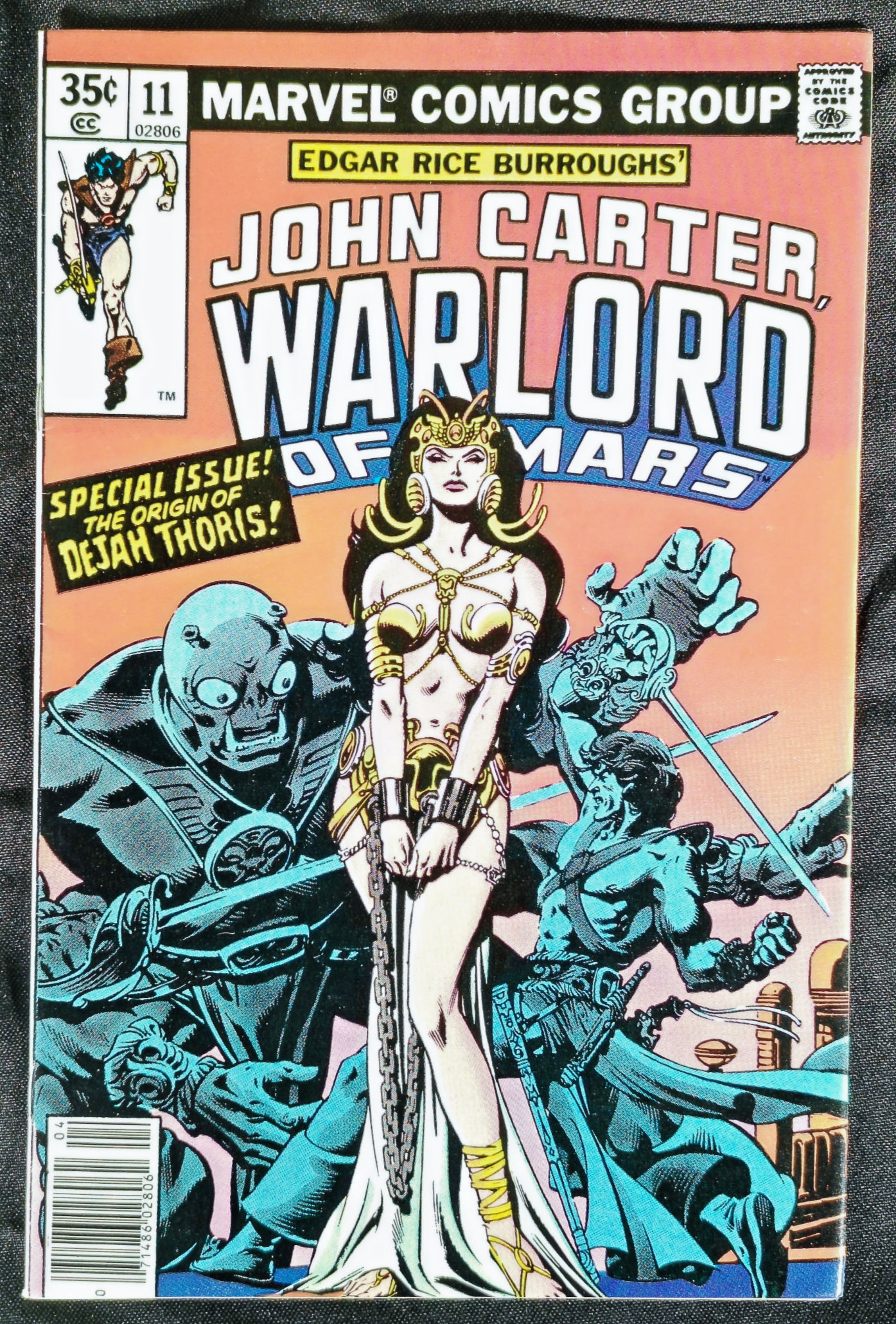 John Carter, Warlord of Mars #11 (1978) - Origin of Dejah Thoris - Bondage Cover