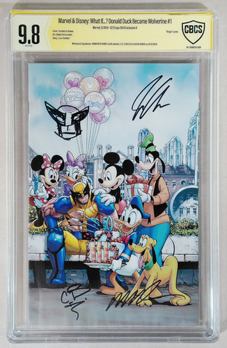 What If Donald Duck Became Wolverine #1 D23 Virgin A CBCS 9.8 3x