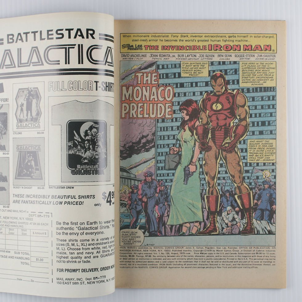 Thumbnail: Iron Man #125 - Demon in a Bottle, Part6 - Newstand!
