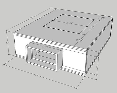 6th Order Chamber Bandpass Enclosure 6th Order Bass Reflex 4th