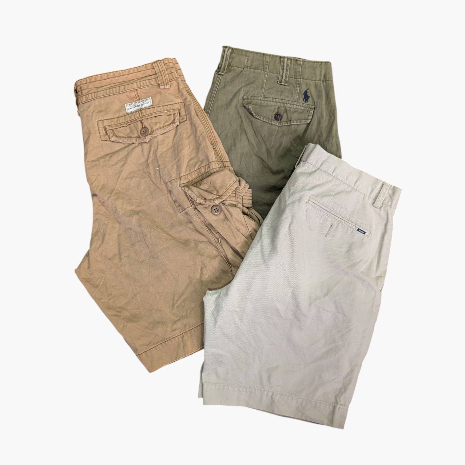 Mix Branded Polo Shorts Lot 20 Pcs