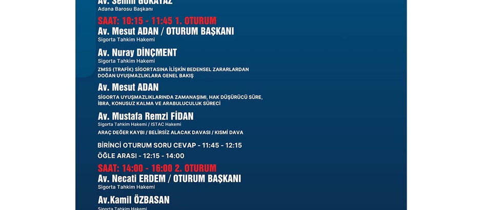 Adana Barosu tarafından düzenlenen panel büyük ilgi gördü.