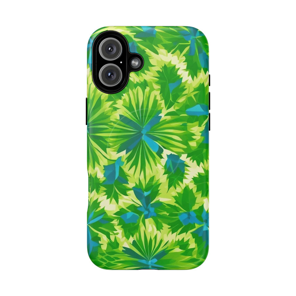 Thumbnail: Seafoam Swirl iPhone case, green and blue design
