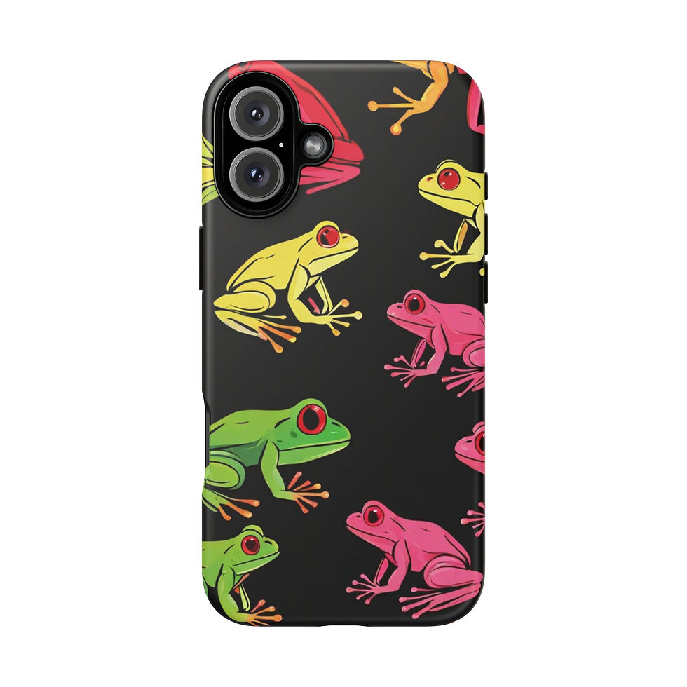Thumbnail: Colorful frog phone case design