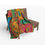Thumbnail: Vibrant paisley patterned throw blanket on chair