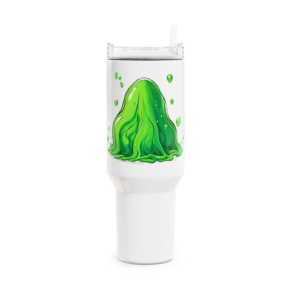 Green slime tumbler