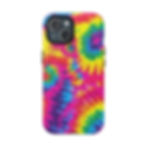 Colorful tie-dye iPhone case