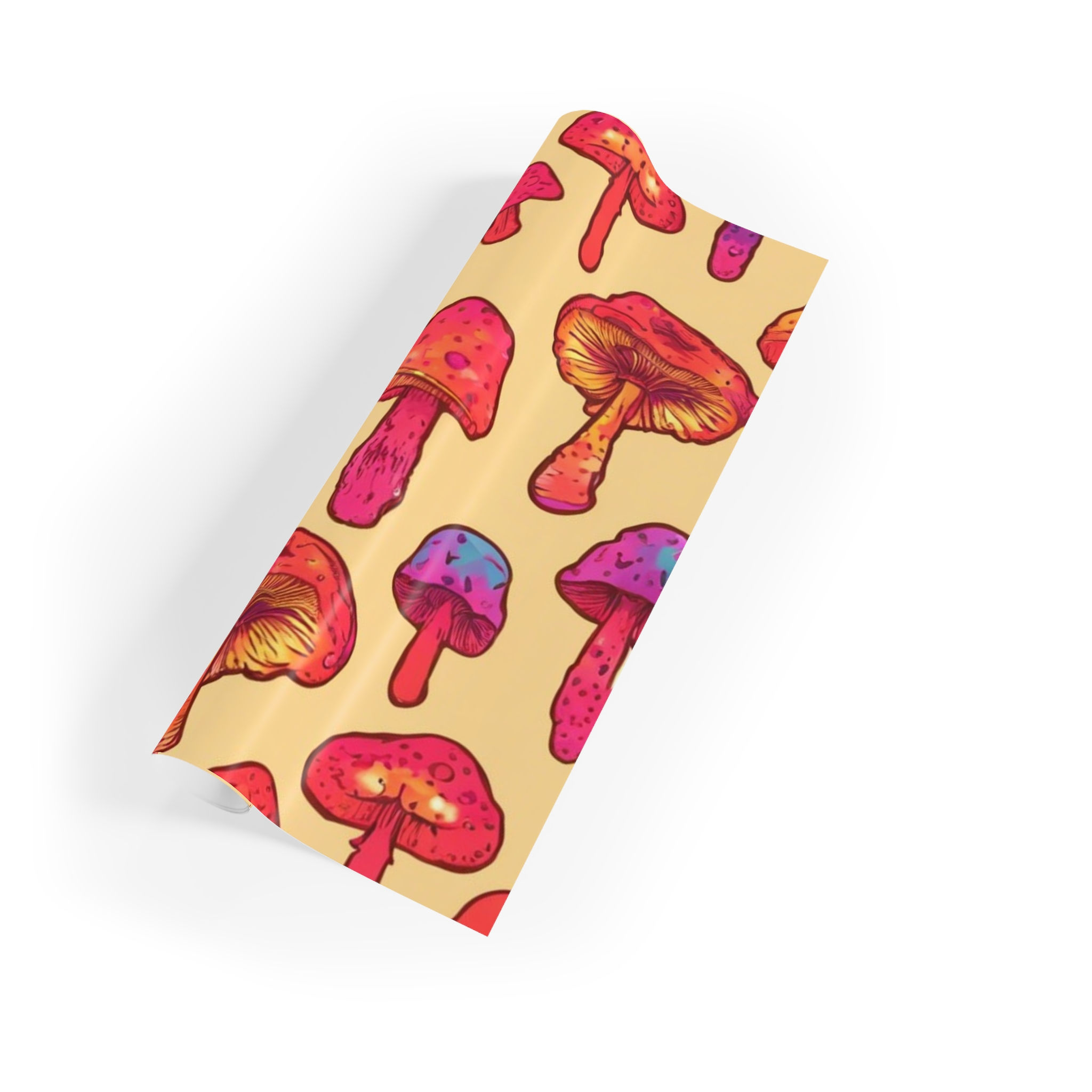 Mushroom Print - Gift Wrapping Paper Roll, 1pc