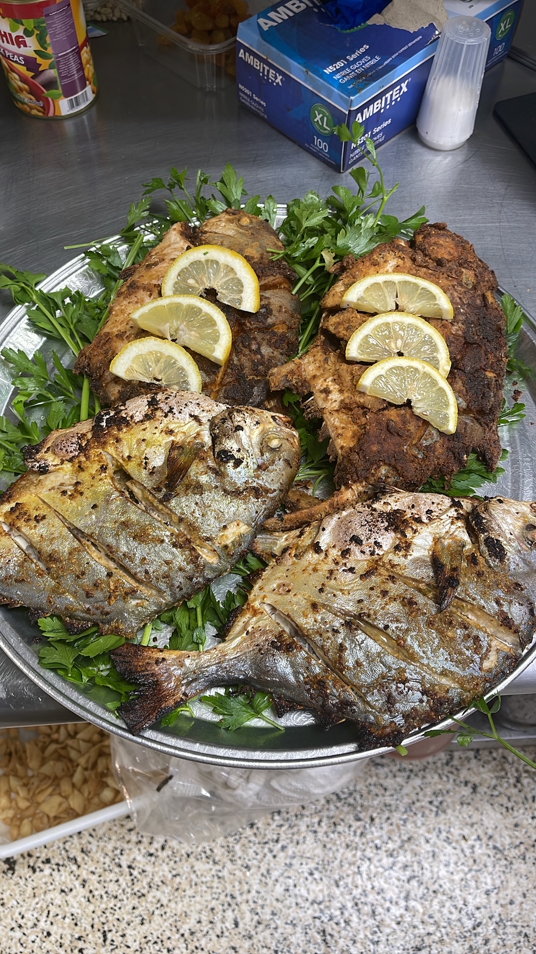 Arranged Food and Objects