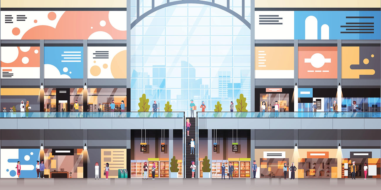 Mall Abtrennung