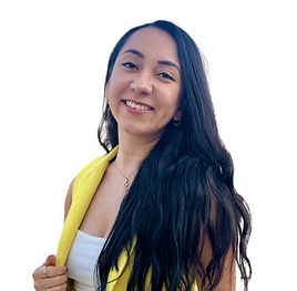 Female web designer in yellow shirt