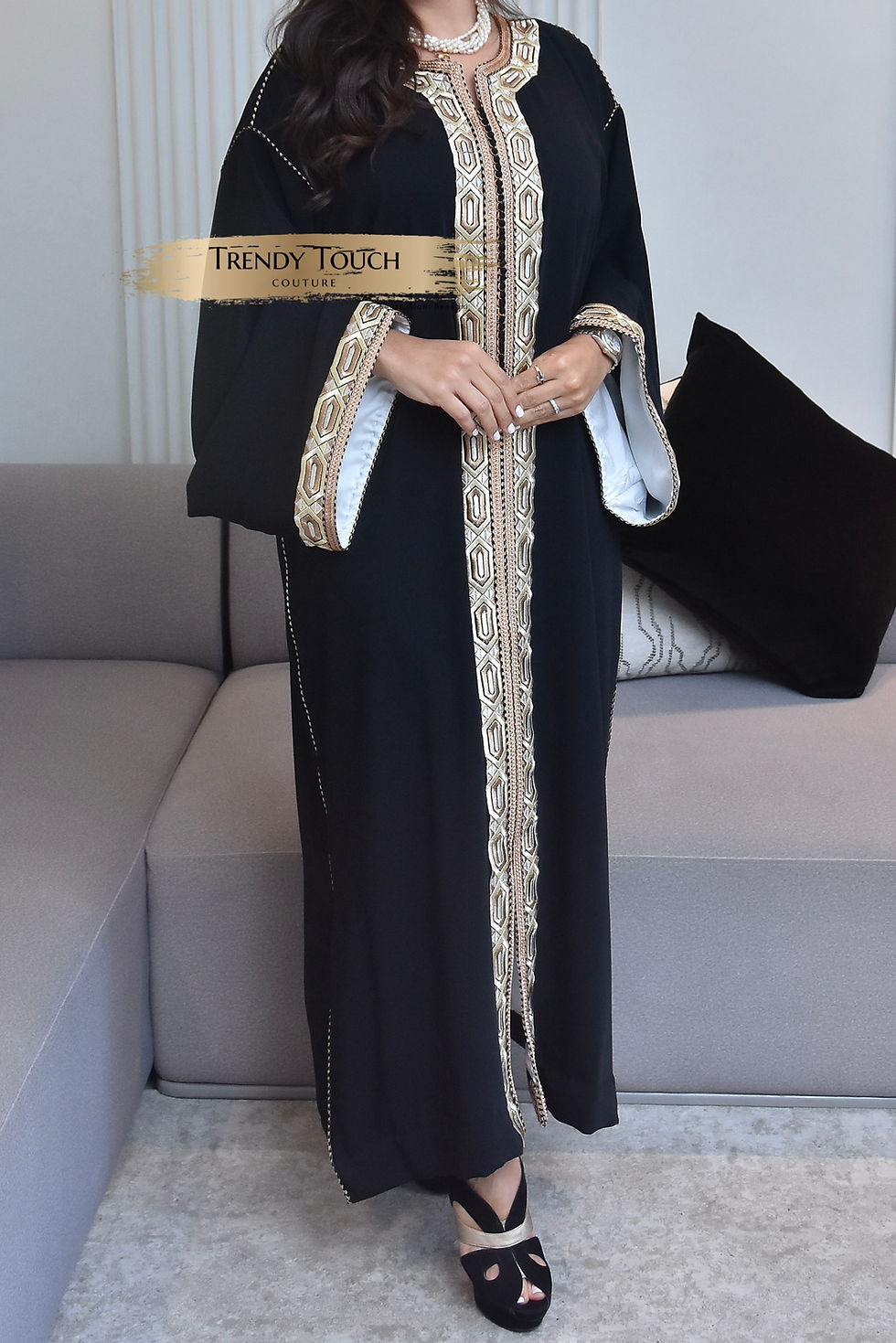 Miniature : Caftan brodé 