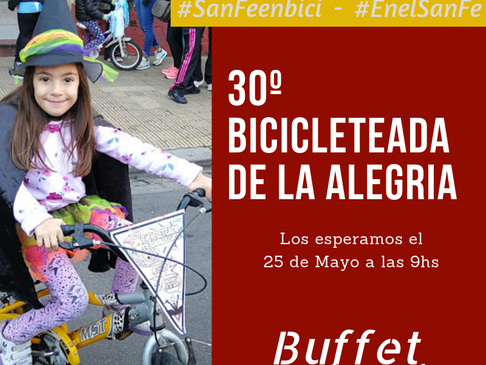 30º Bicicleteada de la Alegría
