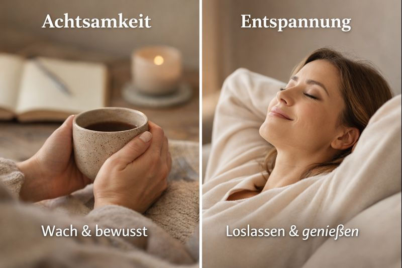 Achtsamkeit und Entspannung – der Unterschied