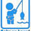 Thumbnail: 6" Baby On board Fishing Window Decal