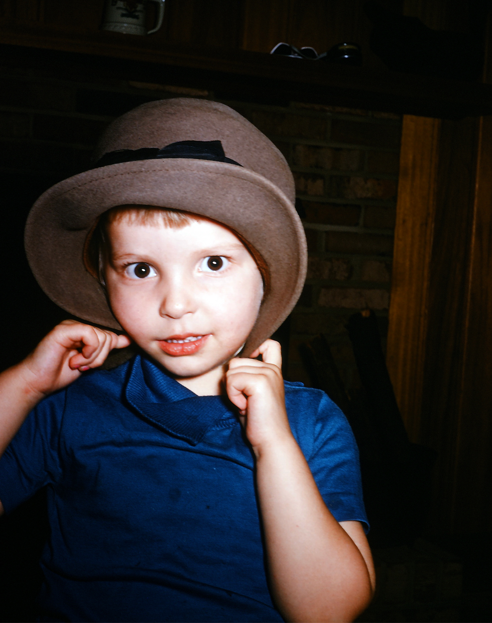 Childhood hat collecting