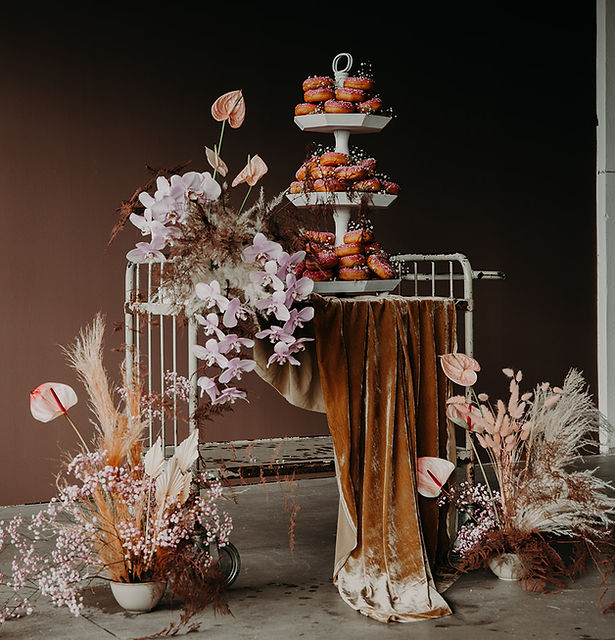 Blomsterdekor bryllup, foto; Millifoto