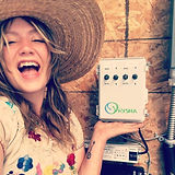 Market Gardener holding Orisha with an happy face