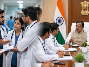 छत्तीसगढ़ में जूनियर डॉक्टरों की हड़ताल समाप्त, स्वास्थ्य मंत्री के भरोसे के बाद खत्म हुआ गतिरोध....