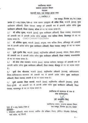 इन 7 IAS अफसरों का हुआ तबादला...