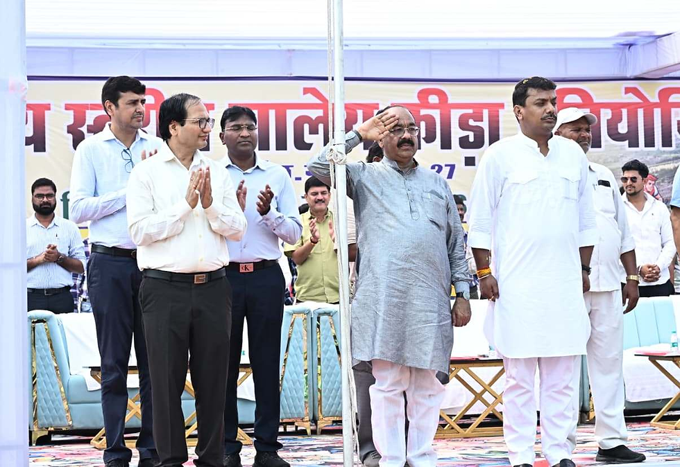 Chhattisgarh's stars shine from the sports ground of Bahtarai: Grand launch of the state level school sports competition...