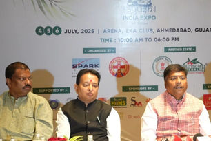 आयुष इंडिया एक्सपो 2025 अहमदाबाद:आयुर्वेद केवल चिकित्सा नहीं, जीवन जीने की कला है, विधायक डॉ संपत अग्रवाल....