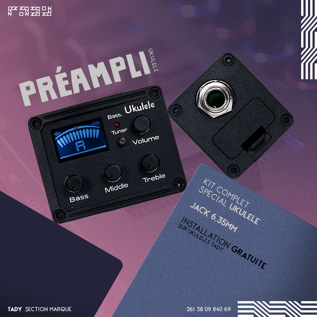 Préampli ukulele 