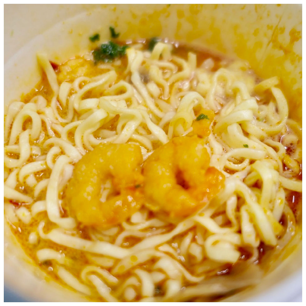 Прев'ю: Японська локшина із креветками Nissin Cup Noodles зі смаком Том Ям Кунг 6*75 g.