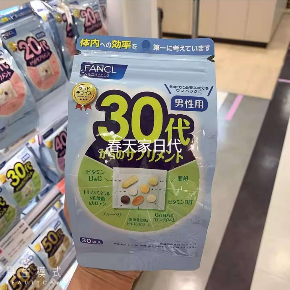Комплексні преміальні вітаміни для чоловіків від 30 до 40 років, 30 пак, Японія