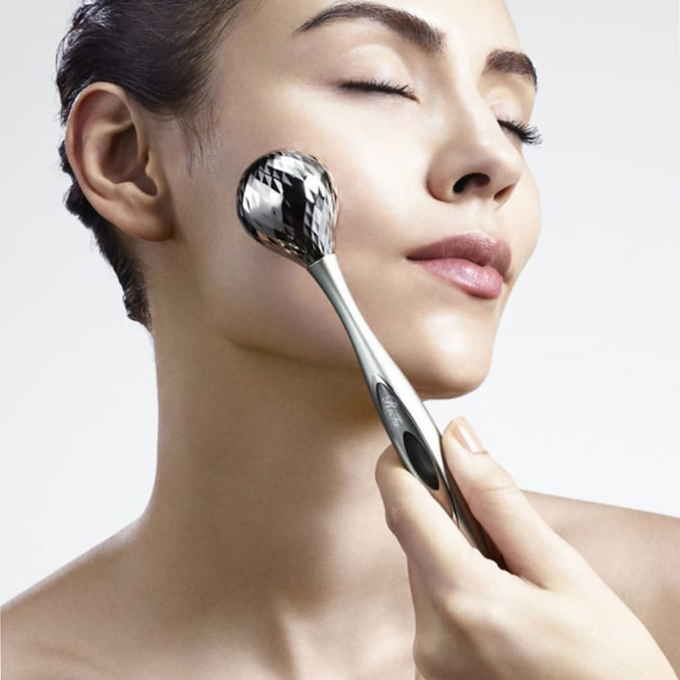 Лімфодренажний масажер для обличчя проти набряків, платинове покриття O Style