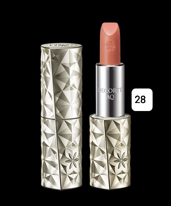 Зволожуюча губна помада для гладкості та об'єму 28 DECORTE AQ Lipstick, Японія