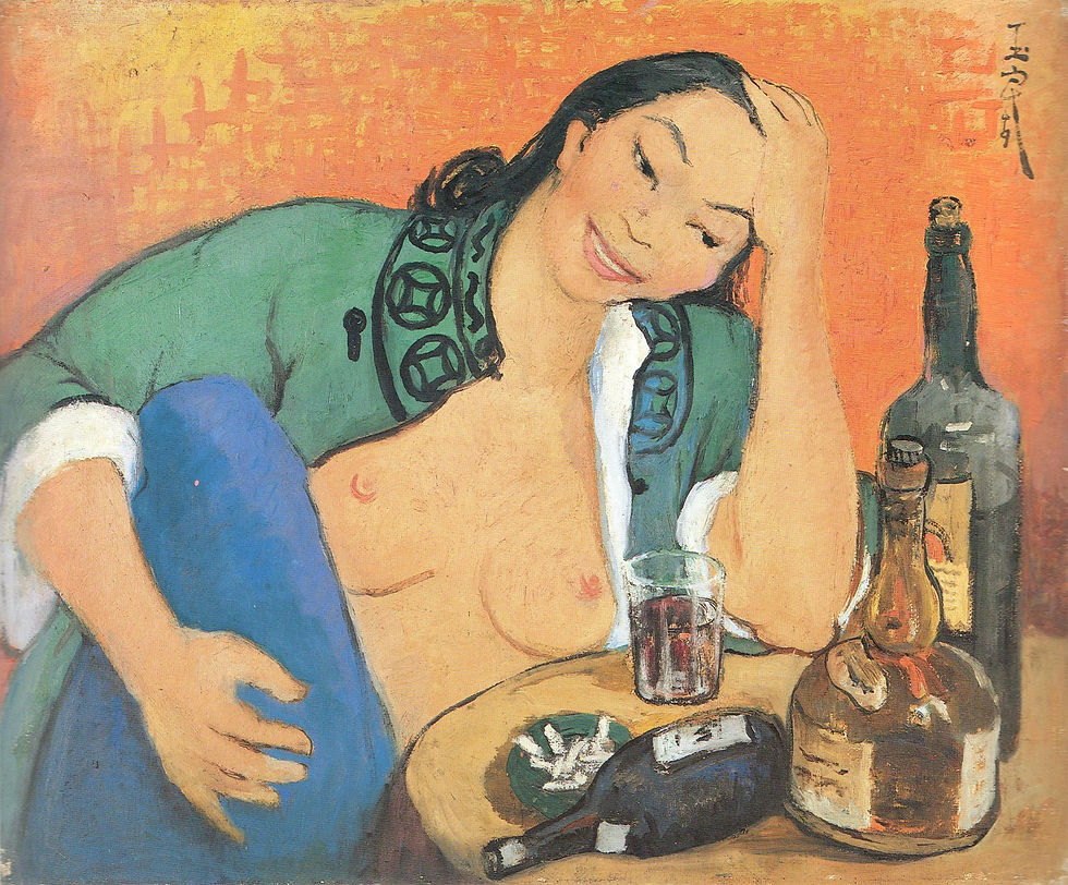 潘玉良 自畫像 油畫 73 x 60 cm 1949