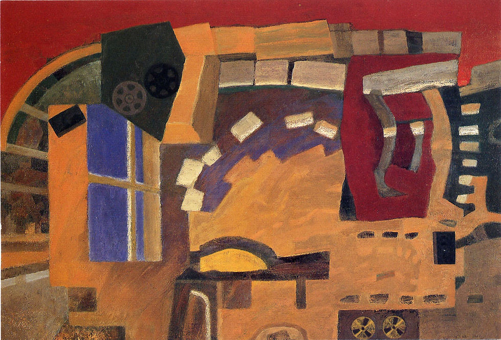 李加兆 六月音響 油彩、畫布 89 x 130cm 1992
