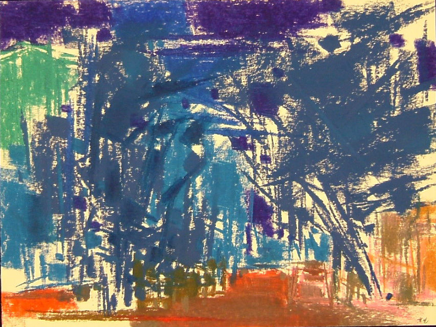 邱秉恆_CH-CP-001 粉蠟筆、油畫紙 40x30.5cm 2003-04