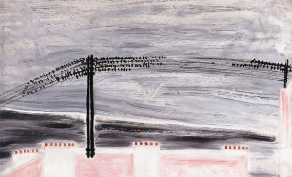 常玉 群鳥 油畫80x50cm 1931