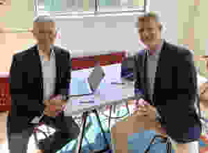 Scott James and Fred Bruner, co-founders of ReadyPod