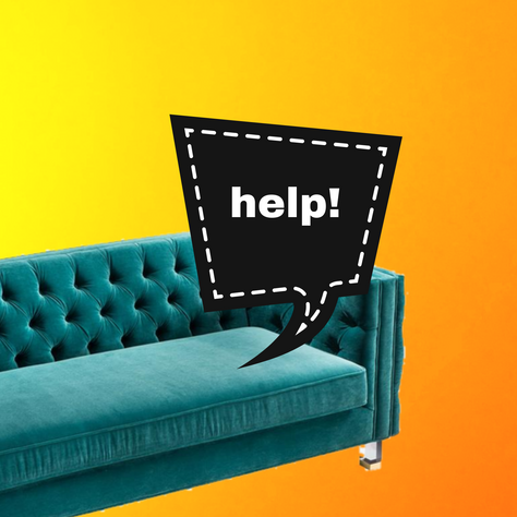 The couch needs your help.