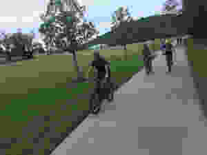 Part of the greenway trail Gary mentions in the episode. This makes NW Arkansas one of the most bike friendly cities in the nation.
