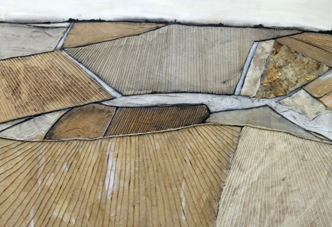 Les vignes d'epernay mixed media collage