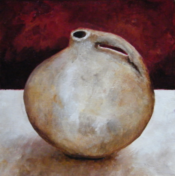 Flagon oil on canvas SOLD