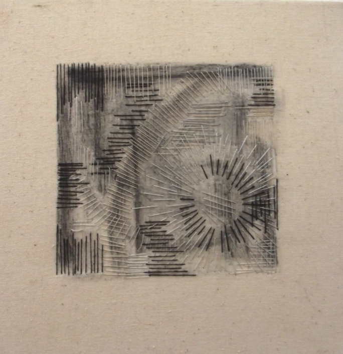 Carbon capture mixed media collage SOLD