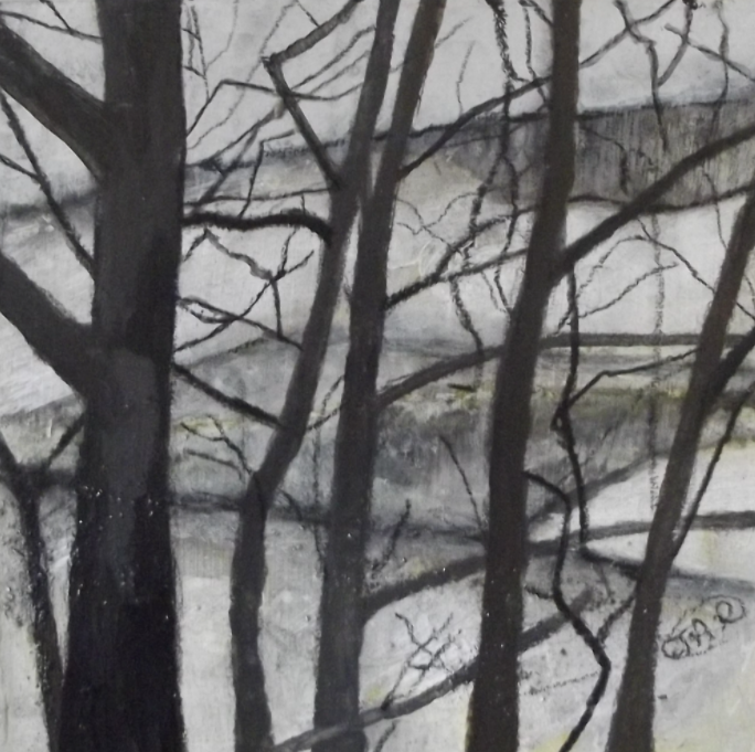 Woodlands ll - mixed media - SOLD