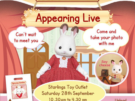 FREE SYLVANIAN FAMILIES EVENT AT SPRINGFIELDS IN SPALDING