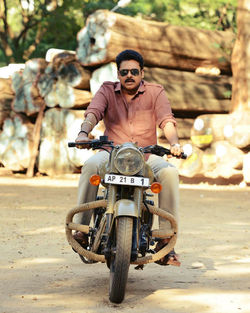 Pawan-Kalyan-Latest-Images-on-Katamarayudu-Bike-Full-Resolution-Wallpapers