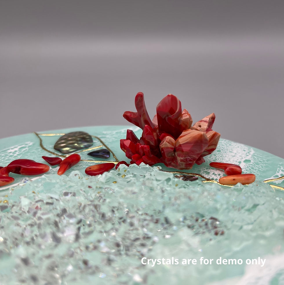 Thumbnail: 44091 Crystal coral cluster silicone mold