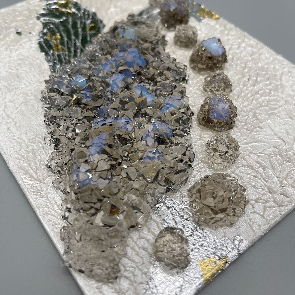 Thumbnail: 900812 The crystal druzy beautiful silicone mold